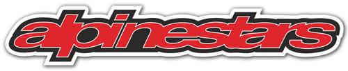 Adesivi per Auto e Moto: Alpinestars rosso