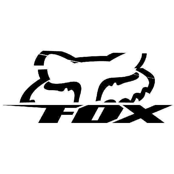 Adesivi per Auto e Moto: Fox logo 1