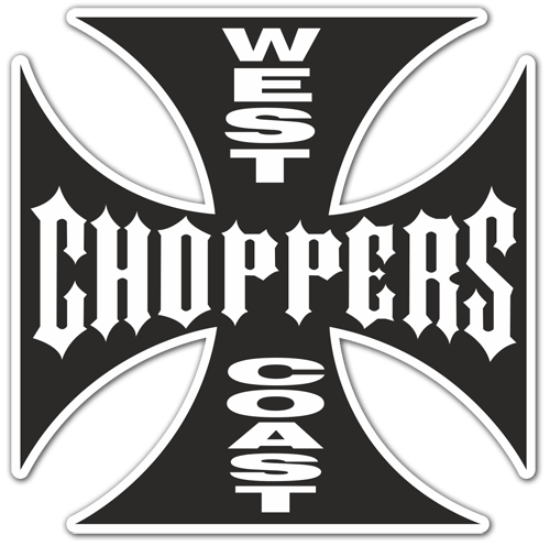 Adesivi per Auto e Moto: West Choppers Coast 2
