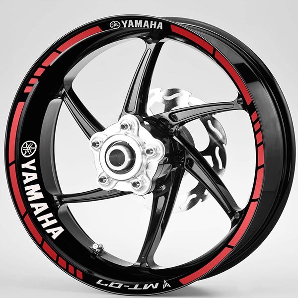 Kit adesivi ruote Strisce MotoGP Yamaha MT 07
