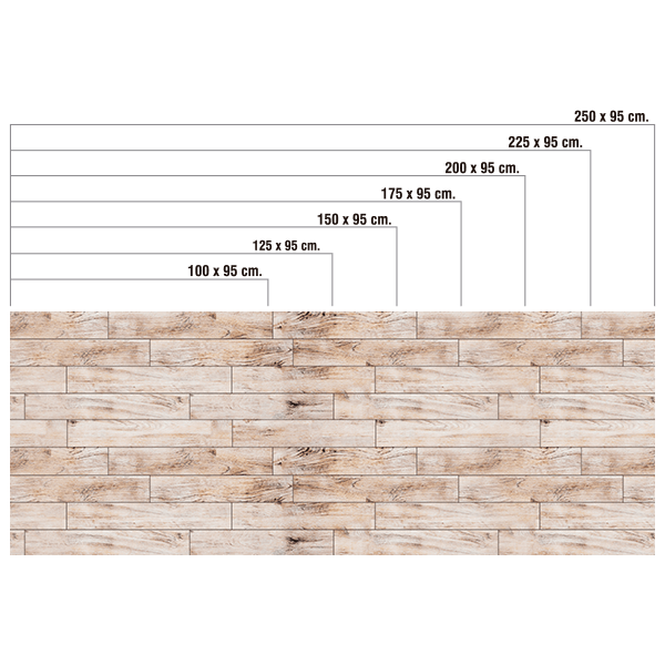 Adesivi Murali: Parquet rustico