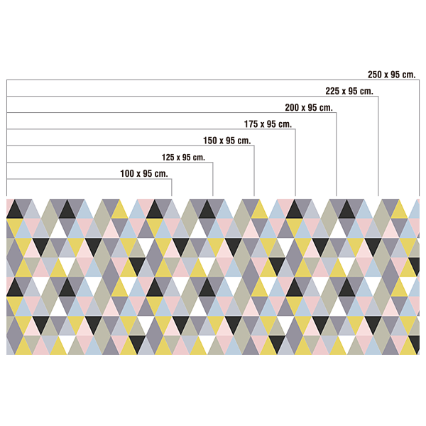 Adesivi Murali: Rombi e triangoli