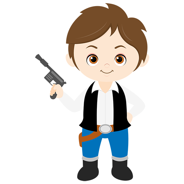 Adesivi per Bambini: Han Solo