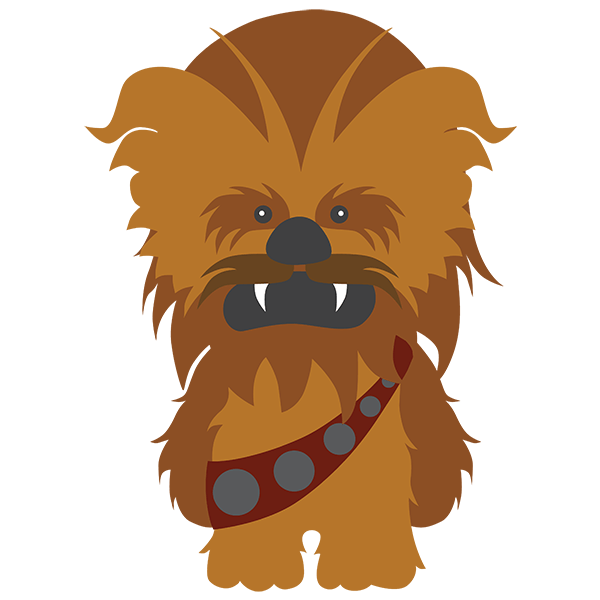 Adesivi per Bambini: Chewbacca