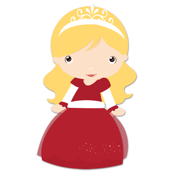 Adesivi per Bambini: Principessa bionda