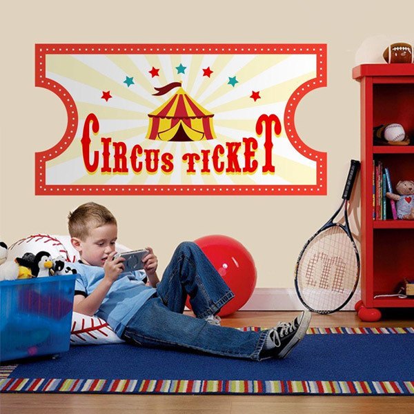 Adesivi per Bambini: Ticket Circo 4