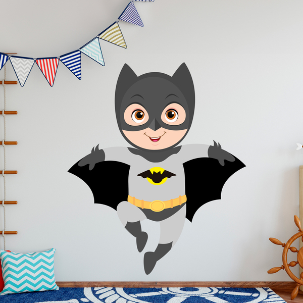 Adesivo murale bambini Batman che vola