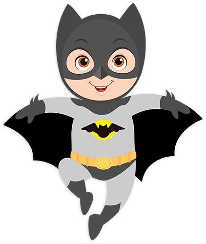 Adesivi per Bambini: Batman che vola