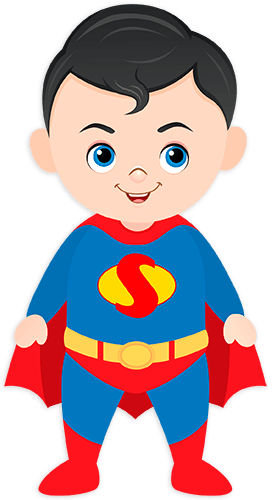 Adesivi per Bambini: Superman Baby