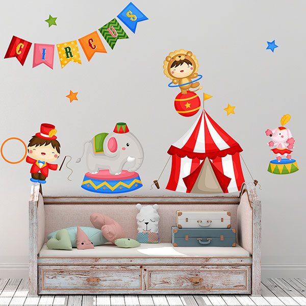 Adesivi per Bambini: Mondo Circo Kit
