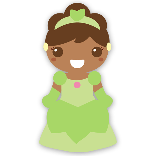 Adesivi per Bambini: Tiana