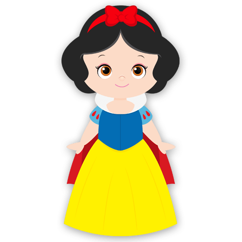 Adesivi per Bambini: Biancaneve e Sette Nani
