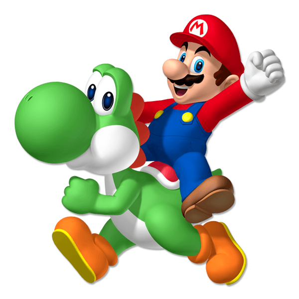 Adesivi per Bambini: Mario e Yoshi