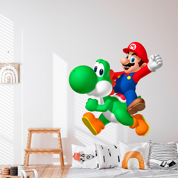 Adesivi per Bambini: Mario e Yoshi