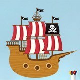 Adesivi per Bambini: Piccola barca pirata 3