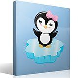 Adesivi per Bambini: Pinguino sul ghiaccio 4