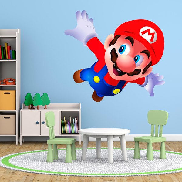 Adesivi per Bambini: Mario Bros Volando