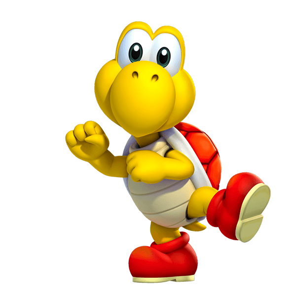 Adesivi per Bambini: Koopa Rosso