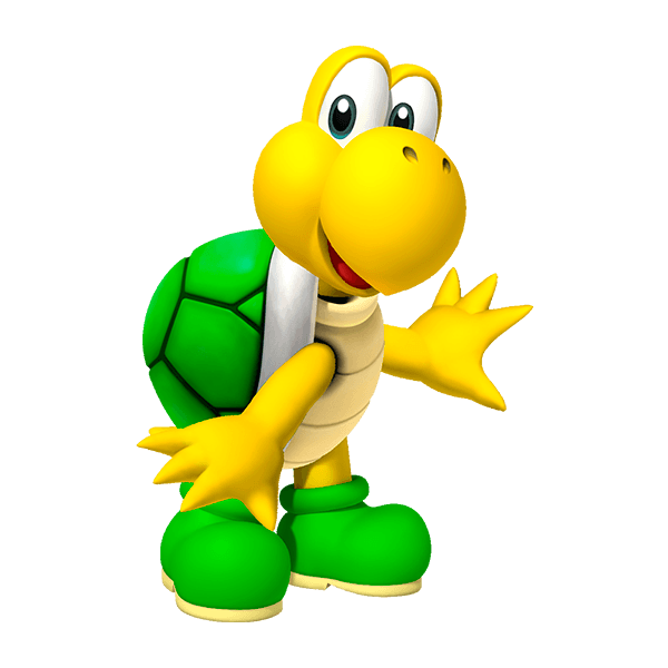 Adesivi per Bambini: Koopa Verde