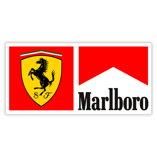 Adesivi per Auto e Moto: Marlboro e Ferrari
