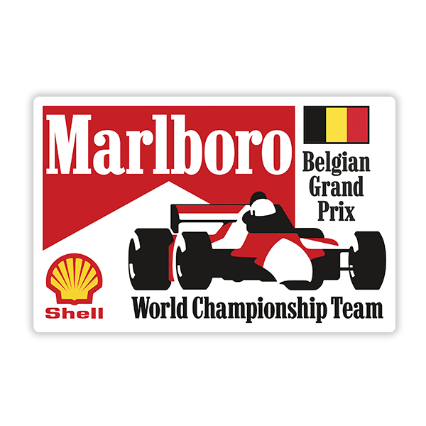 Adesivi per Auto e Moto: Marlboro Gran Premio del Belgio