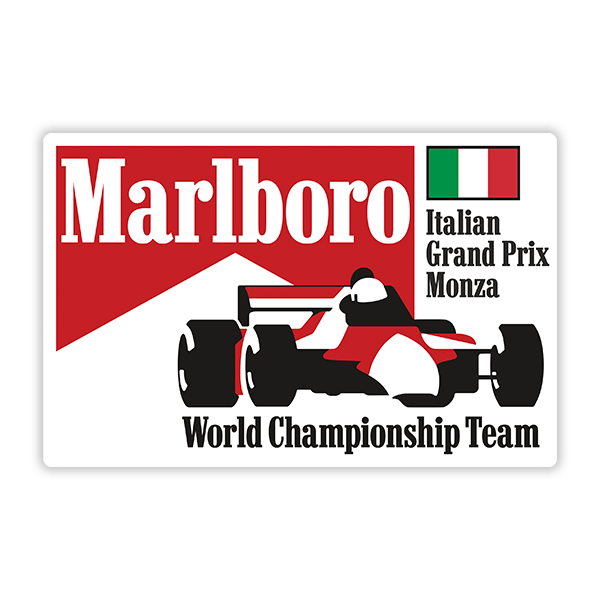 Adesivi per Auto e Moto: Marlboro Gran Premio d'Italia Monza