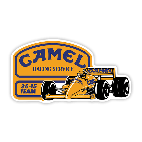 Adesivi per Auto e Moto: Camel 36-15 Team