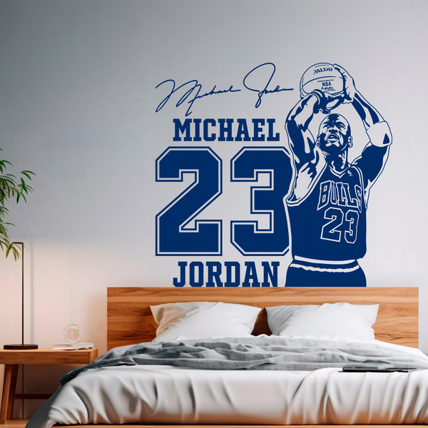 Adesivi Murali: Michael Jordan 23