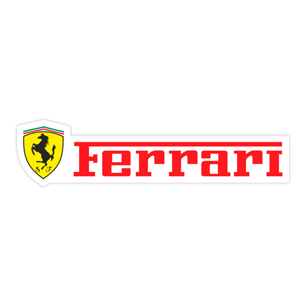 Adesivi per Auto e Moto: Squadra Ferrari 