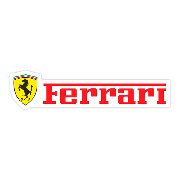 Adesivi per Auto e Moto: Squadra Ferrari