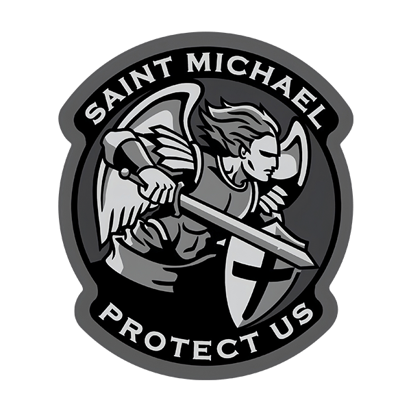 Adesivi per Auto e Moto: Arcangelo Michele Protect Us