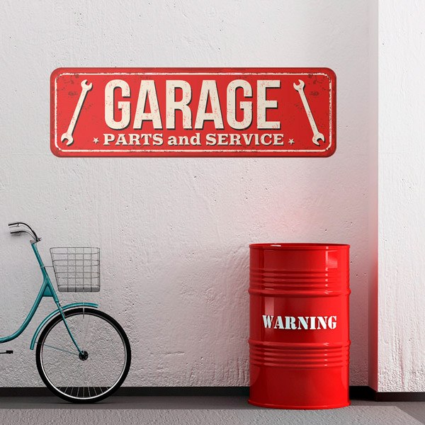 Adesivi Murali: Garage Parts and Service