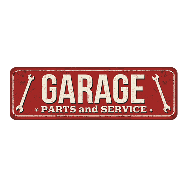 Adesivi Murali: Garage Parts and Service