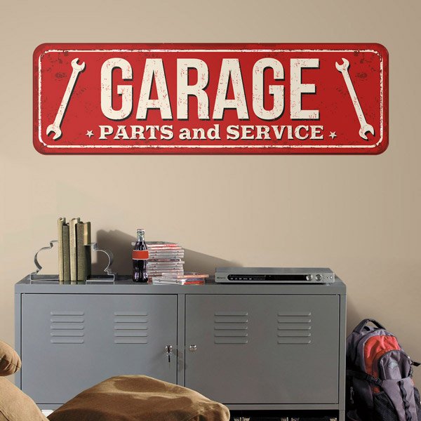 Adesivi Murali: Garage Parts and Service