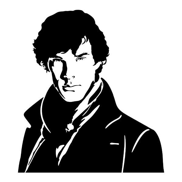 Adesivi Murali: Sherlock Holmes