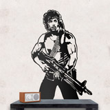 Adesivi Murali: Rambo 2