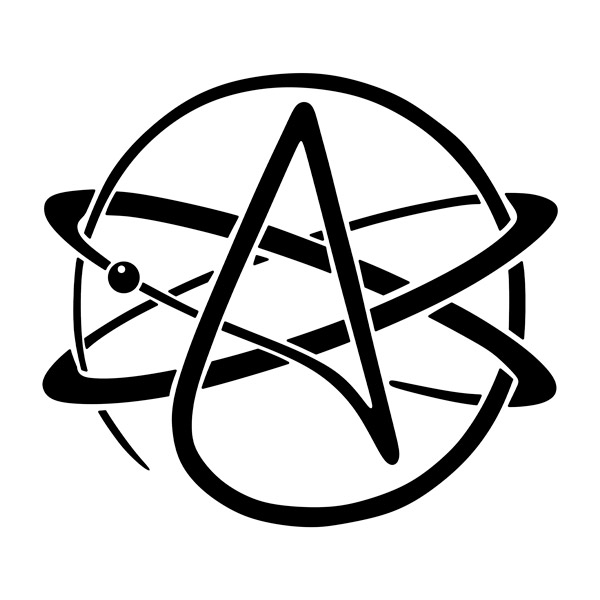 Adesivi Murali: Simbolo ateo