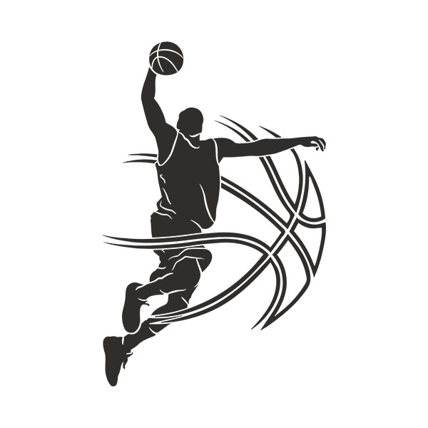 Adesivi Murali: Giocatore di basket