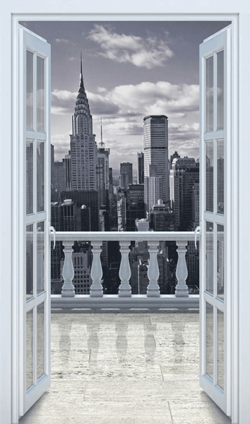 Adesivi Murali: Balkon New York