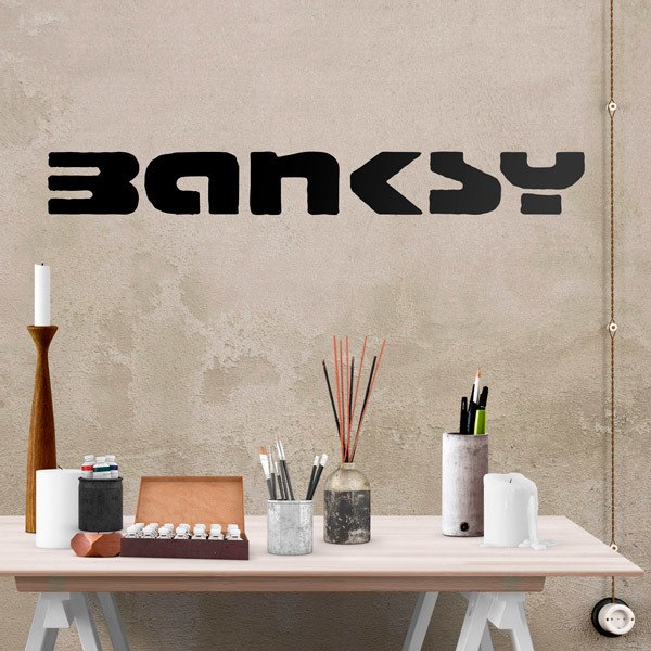 Adesivi Murali: Banksy, Testo