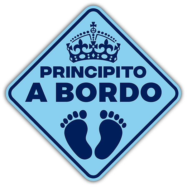 Adesivi per Auto e Moto: Piccolo principe a bordo - spagnolo