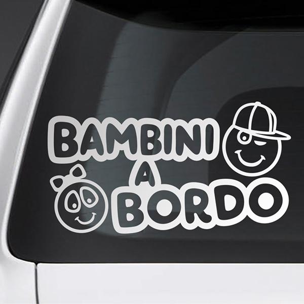 Adesivo Auto Impronte Impronte Bambino A Bordo - Temu Italy