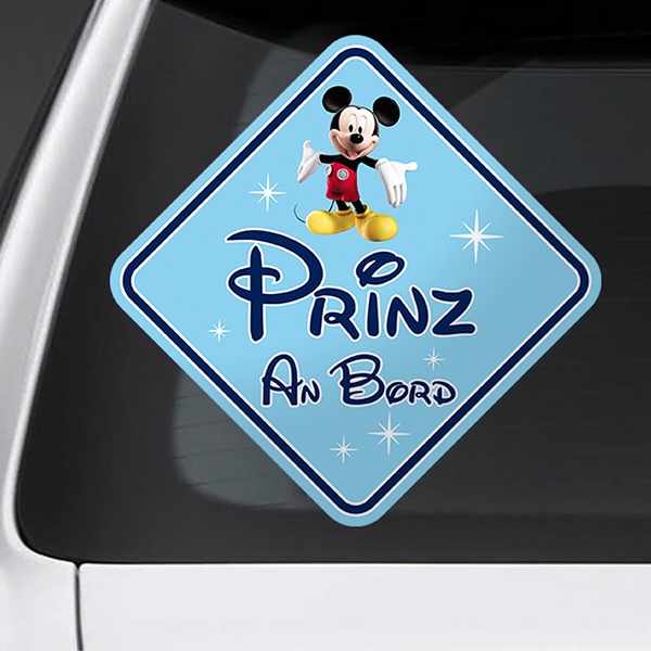 Adesivi per Auto e Moto: Il principe a bordo della Disney tedesca