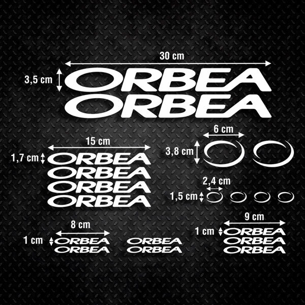 Set 19X Adesivi di biciclette mountain bike Orbea