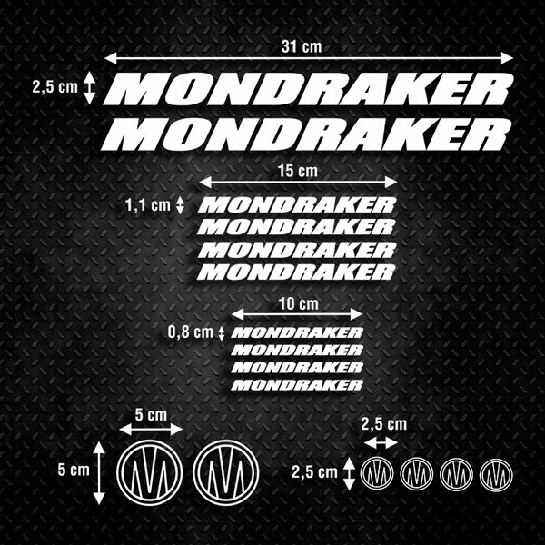 Adesivi per Auto e Moto: Moto Kit MTB Mondraker