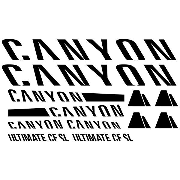 Adesivi per Auto e Moto: Moto Set 12X Canyon Ultimate