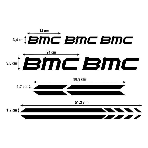 Adesivi per Auto e Moto: Set 7X per BMC bike