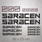 Adesivi per Auto e Moto: Set 16X Saracen 2