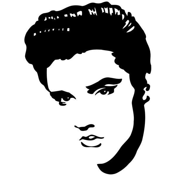 Adesivi Murali: Elvis Presley ritratto