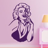 Adesivi Murali: Marilyn risata 4